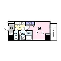 間取図画像 1K