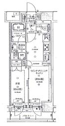 オープンレジデンシア代々木 1LDKの間取図画像