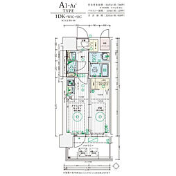 JR大阪環状線 大正駅 徒歩6分の賃貸マンション 3階1DKの間取り