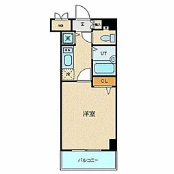 トーシンフェニックス吉祥寺参番館 3階1Kの間取り