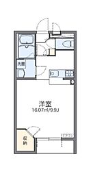 レオネクストアスパイア 1Kの間取図画像