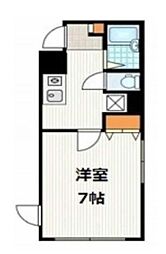 シャルムドミール成増 1Kの間取図画像