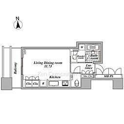 間取図画像 ワンルーム