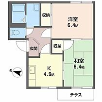 サンシャインＵｎｏ 0101 ｜ 滋賀県守山市大門町223（賃貸アパート2K・1階・43.75㎡） その2