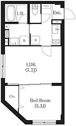 SPコート池袋 4階2Kの間取り