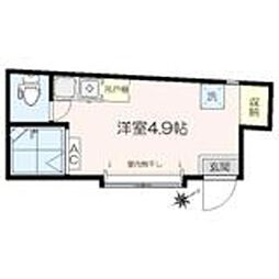 アーバンプレイス原宿 ワンルームの間取図画像