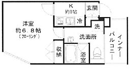 PARK SIDE SPEC Den-en chofu 4階1Kの間取り