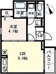 間取図画像 1LDK