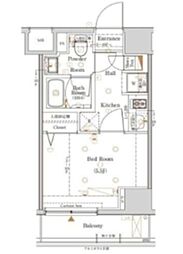 Ｌｏｇ横浜鶴見 5階1Kの間取り