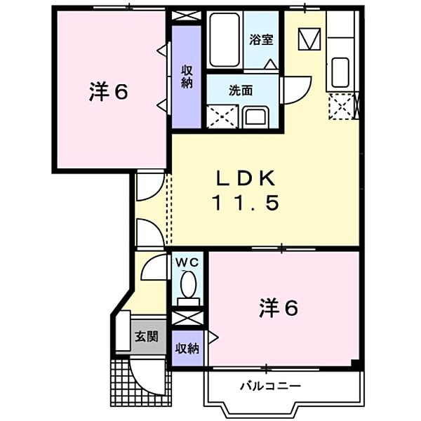 画像2:間取図