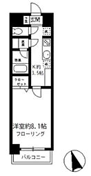 NSTビルディング2 1Kの間取図画像