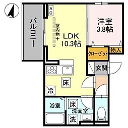 間取図画像 1LDK