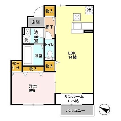 フォンティーヌ 壱番館_間取り_0