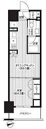 RESIDIA新御徒町 1DKの間取図画像