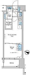 ルフォンプログレ中野富士見町ザ・レジデンス 1DKの間取図画像