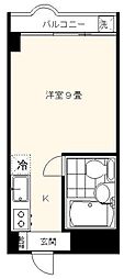 セブンスターマンション第2大森 ワンルームの間取図画像