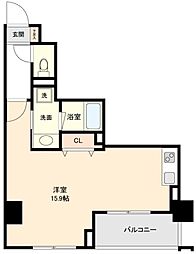 Primal板橋本町 ワンルームの間取図画像