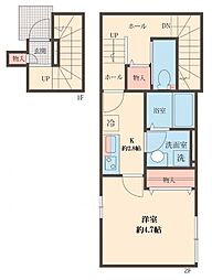ハイエース 2階1Kの間取り
