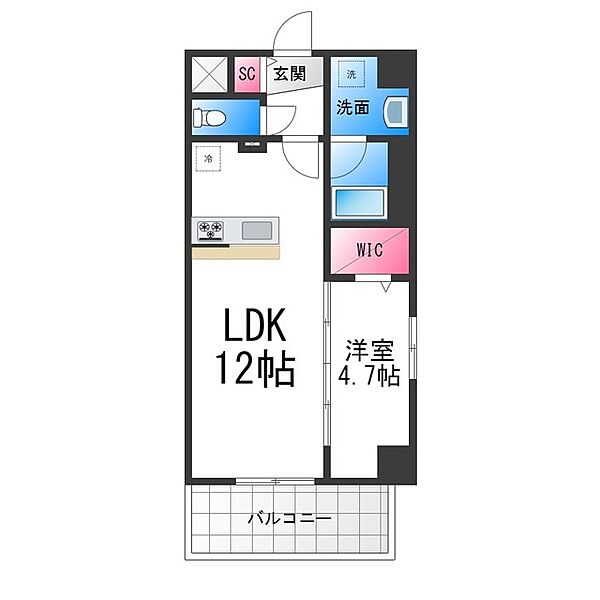 仮称)向陵東町1丁PJ ｜大阪府堺市堺区向陵東町１丁(賃貸マンション1LDK・11階・40.04㎡)の写真 その2