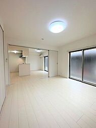 小田急多摩線 黒川駅 徒歩6分の賃貸アパート 1階2LDKのリビング/ダイニング