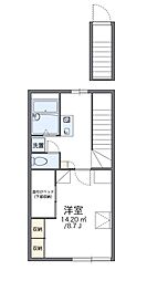 レオパレスアネックス・ユキ 1Kの間取図画像