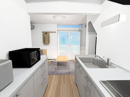 メゾン・ドゥ・イロンデール 103 1階ワンルームのリビング/ダイニング