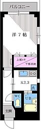ブリランテ青山 1Kの間取図画像
