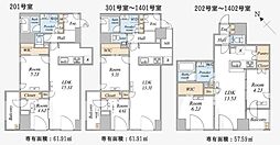 ＴＨＥ ＭＡＹＦＡＩＲ 11階2LDKの間取り