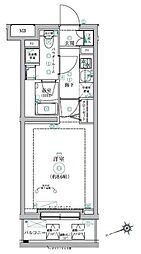ＲＥＬＵＸＩＡ赤羽志茂 5階1Kの間取り