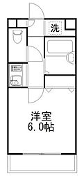 LIGHTS 1Kの間取図画像