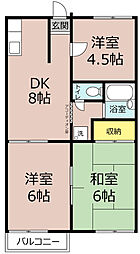 間取図画像 3DK