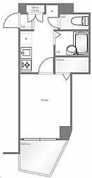 スカイコート高田馬場6 1Kの間取図画像