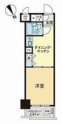 ライオンズマンション板橋 1DKの間取図画像