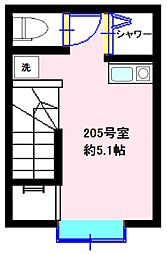 アーバンプレイス四谷三丁目 ワンルームの間取図画像