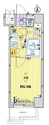 ルーブル野方参番館 1Kの間取図画像