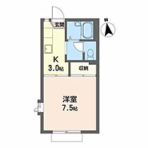 メゾン・アルカンシェール 103 ｜ 山形県山形市西田３丁目10-8（賃貸アパート1K・1階・24.71㎡） その2