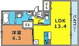 ノーベル岩屋 2階