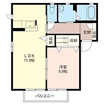 サンモールＡ 00201 ｜ 埼玉県熊谷市新堀326（賃貸アパート1LDK・2階・43.80㎡） その2