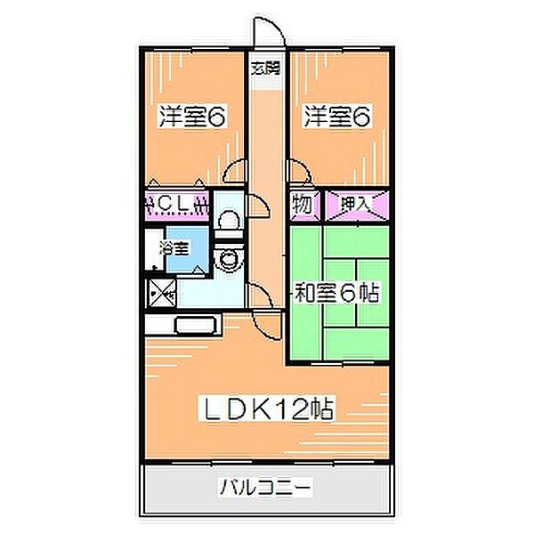 ガーデンストーン中百舌鳥 ｜大阪府堺市北区百舌鳥梅町３丁(賃貸マンション3LDK・3階・61.20㎡)の写真 その2