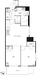 ルーブル方南町弐番館 2LDKの間取図画像