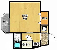 ナカタビルIII番館 0404 ｜ 大阪府四條畷市岡山２丁目1-69（賃貸マンション1K・4階・24.87㎡） その2