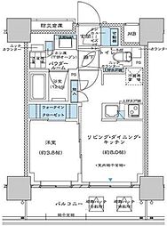 PREMIST板橋 1LDKの間取図画像