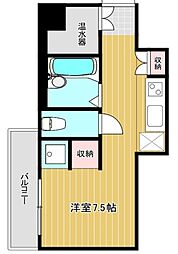 ドルミ錦糸町大興ビル 10階ワンルームの間取り