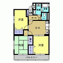 間取図画像 3DK