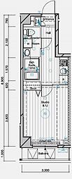 MAINSTAGE二子多摩川 1Kの間取図画像