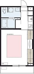 リブリ・横浜 1Kの間取図画像