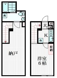 LaVida東長崎 1SKの間取図画像