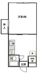 間取図画像 1DK