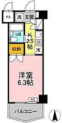 ジュネス西生田 1Kの間取図画像