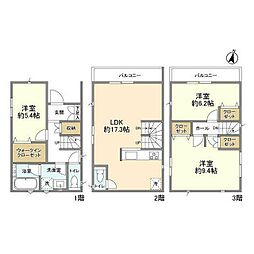 Ｋｏｌｅｔ南与野21 3LDKの間取り